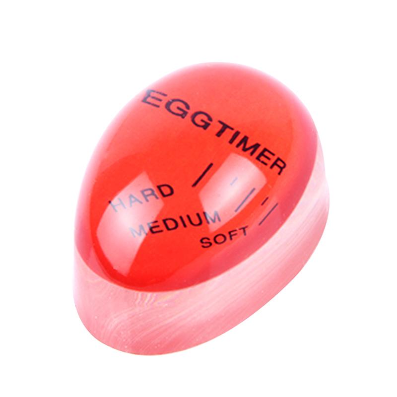 Egg Shaped Boiled Egg Timer Egg Perfect Color Charging Heat Sensor Boiled Eggs Cooking Kitchen Gadget Tools Shippping E5M1