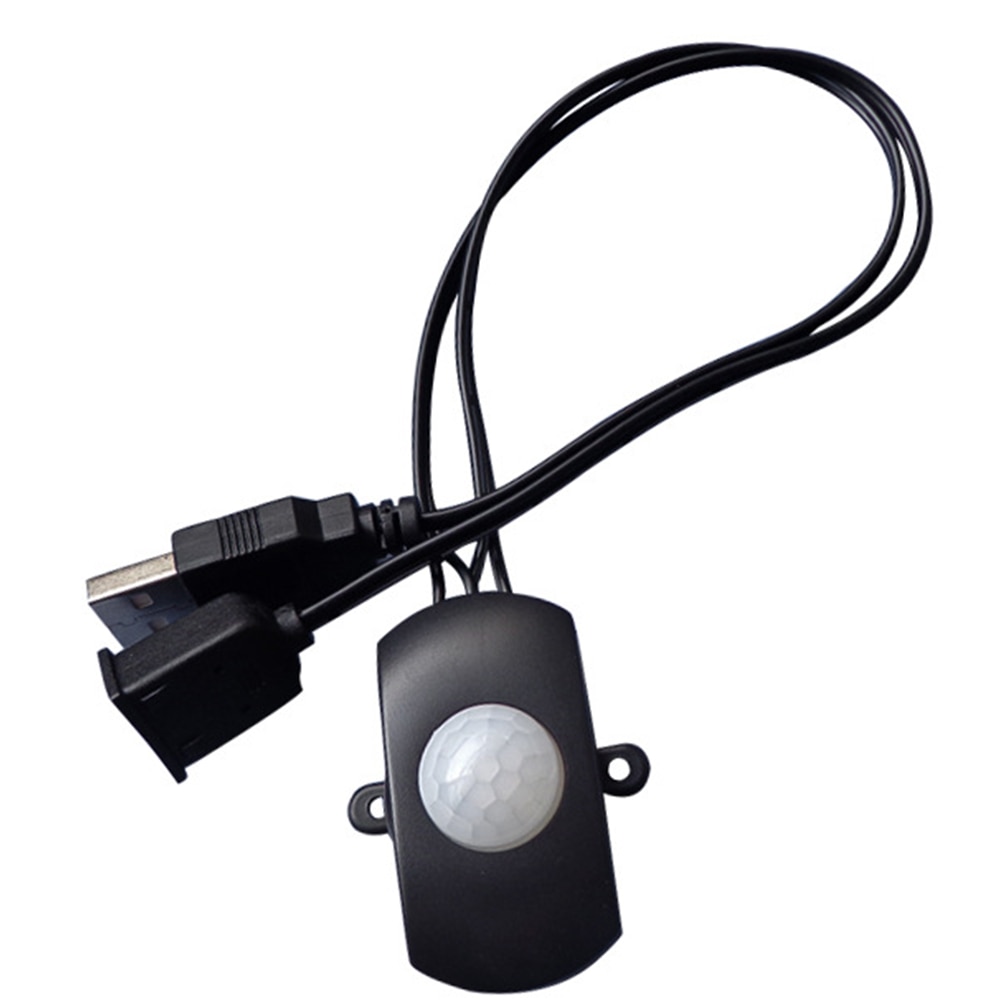 Detector Mini Verstelbare Module LED Licht PIR Infrarood Automatisering USB Switch Garderobe Motion Sensor DC Kabinet Strip