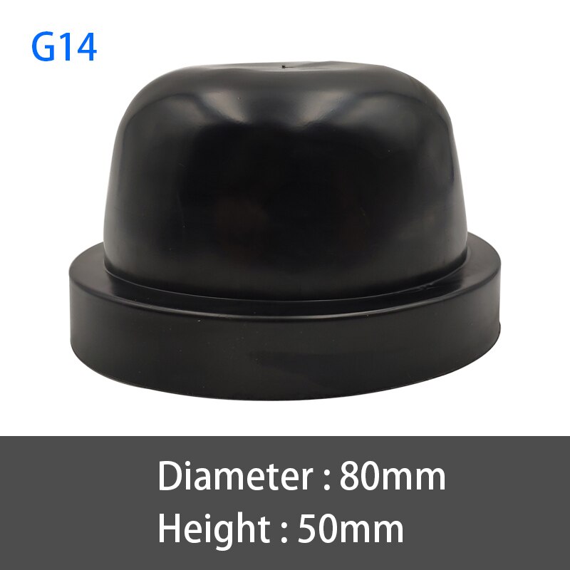 2 stk bil led lys hovedlys støvdeksel skjult xenon lys gummipakning cap deksel hodelykt bil styling  h4 h1 h7 d2h h11 h8 hb3: G14-80mm