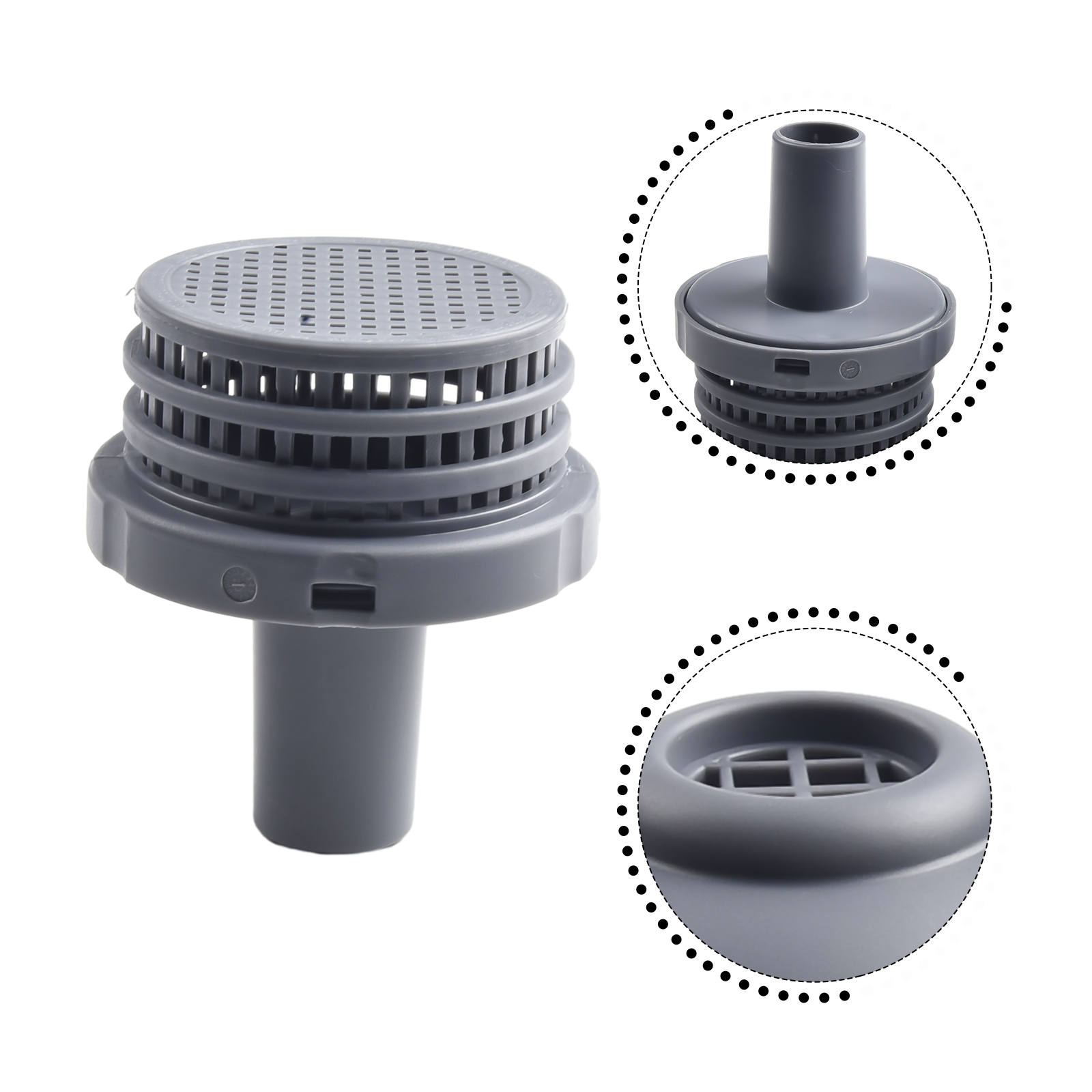 1.25 Inch Strainer Connector Replacement Part Kit Pool Inlet Outlet Injection Device Water Circulate Gardening Pool Spare Parts