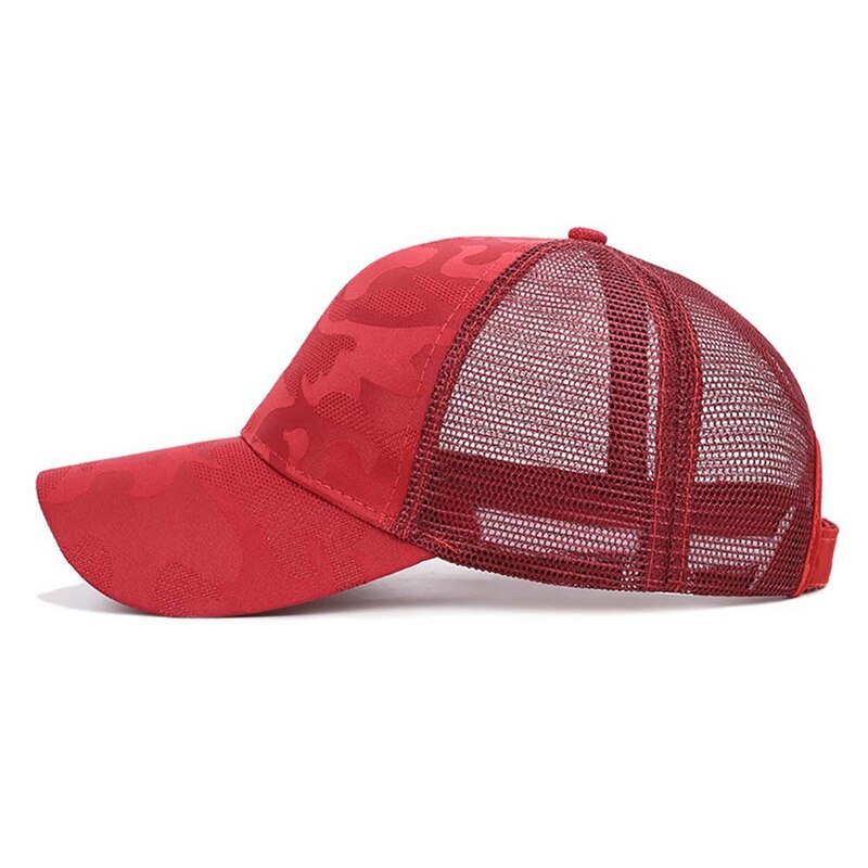 Paardenstaart tennispet dames meisje verstelbare ademende zomer effen snapback katoenen hoeden casual sportpetten