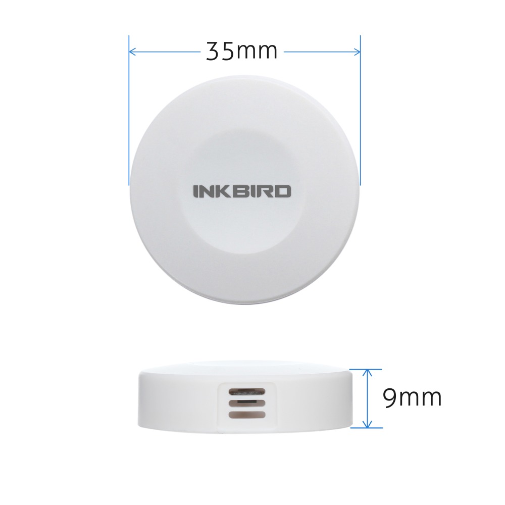 INKBIRD – Mini capteur intelligent de température et d&#39;humidité, IBS-TH1, avec enregistreur de données, thermomètre et hygromètre, pour IOS/Android, application gratuite, animaux domestiques