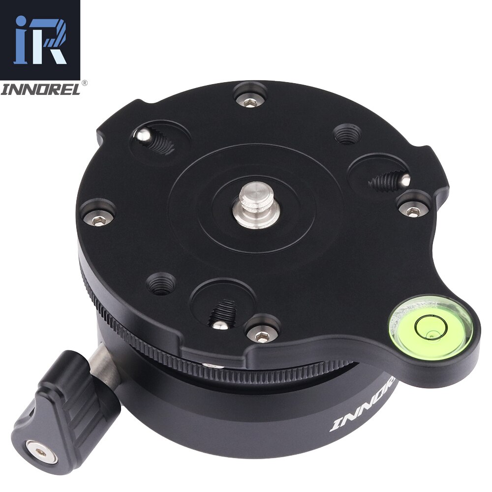 INNOREL LB-60 Tripod Head Leveling Base Level Horizontal Adjustment Platform to Tripod Hemisphere aerial photograph