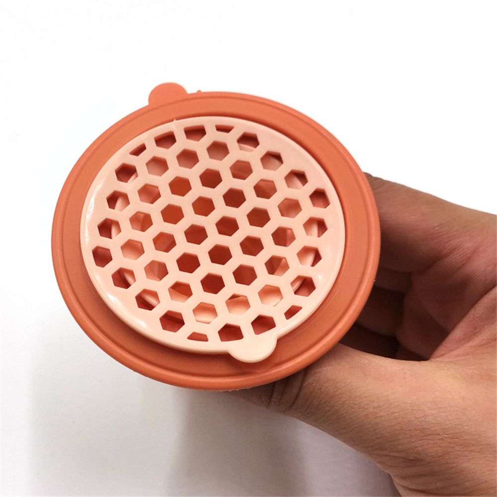 6 stuks doucheafvoerhoes siliconen vloerafvoerhoes anti-geur mat voor douche stop douche afvoer hoes voor badkuip keuken wasbak accessoires (grijs en wit, 13,79 x 13,79 cm