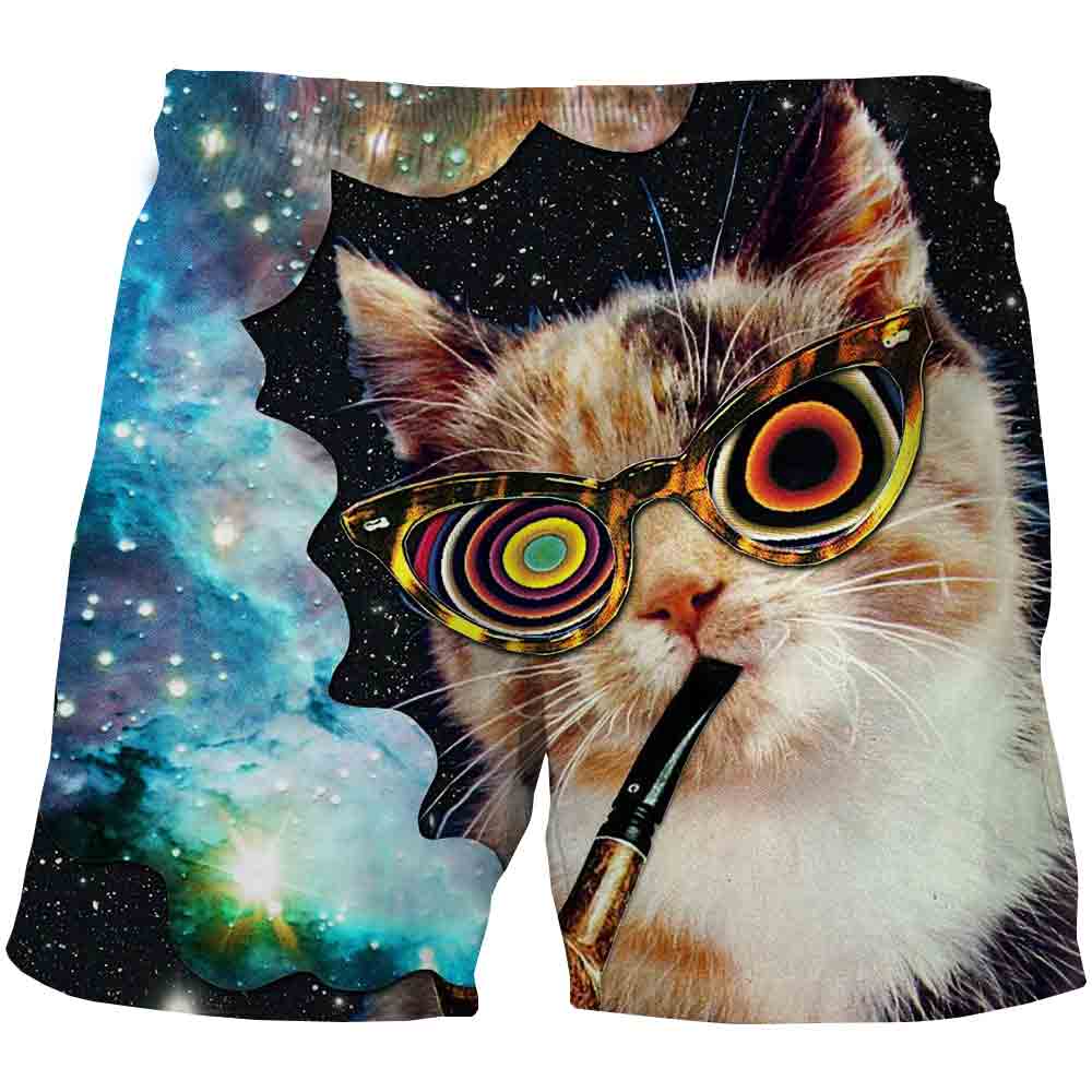 Kat 3D Gedrukt Shorts Casual Korte Broek Gedrukt 3D Shorts Kinderen Toevallige
