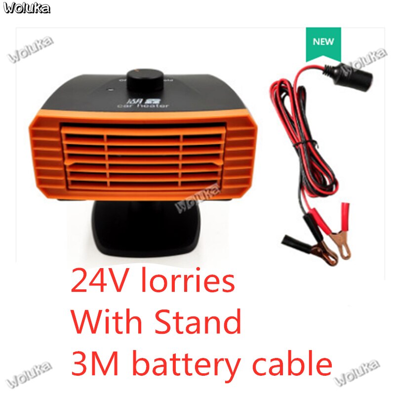 Bærbar bilvarmer 12v batteri bilvarmeventilator vintervogn varmer 24v cd50 q06: H