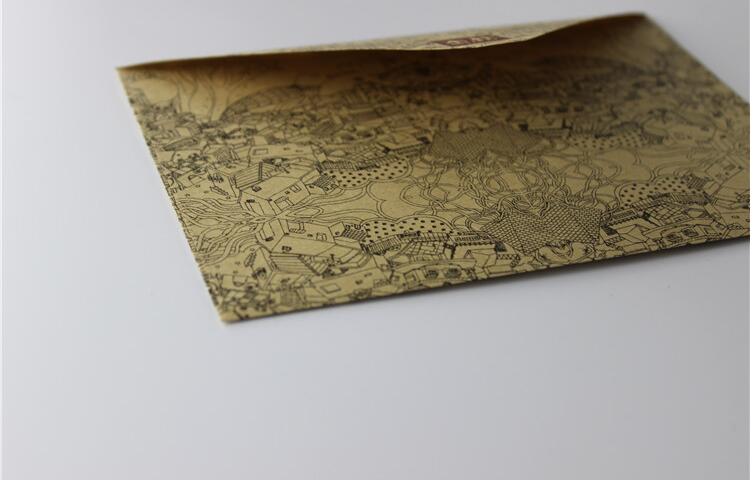 10pcs/lot Vintage Retro Kraft Paper Envelope for Business Card Style