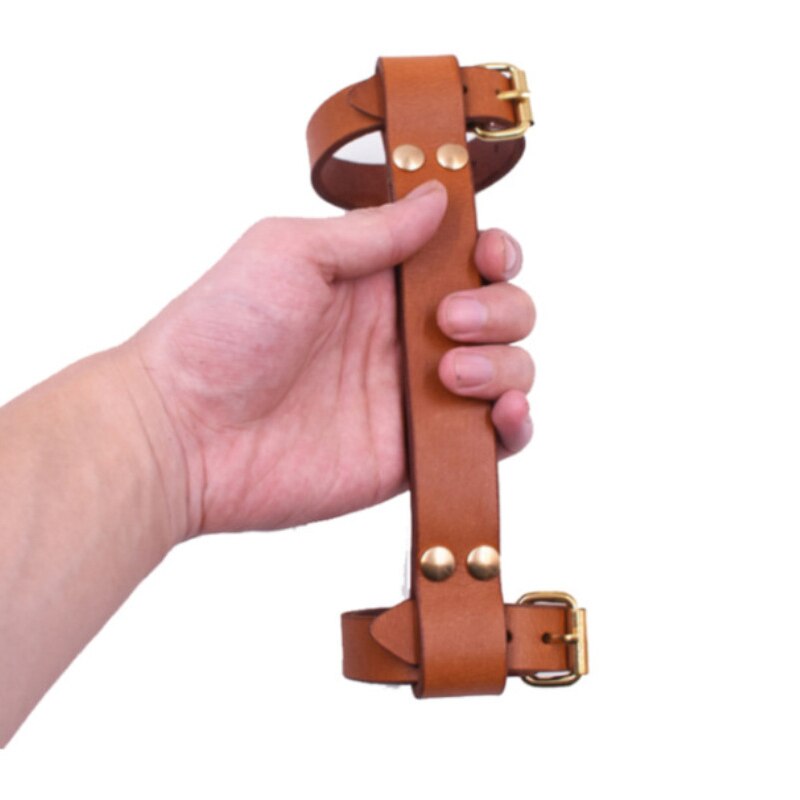 Imitatie Lederen Fiets Handvat Riem Fiets Frame Carrying Lifter Draagriem