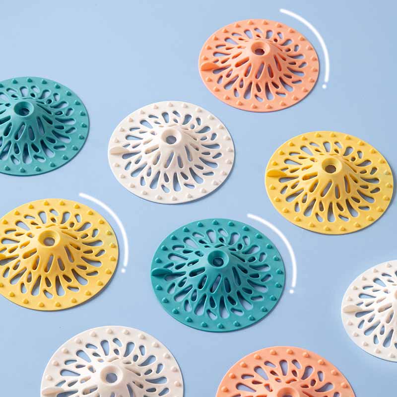 1PC Sink Anti-blocking Floor Drain Cover Shower Drain Strainers Bathtub Stopper Silicone Sink Cover Hair Catchers Bathroom
