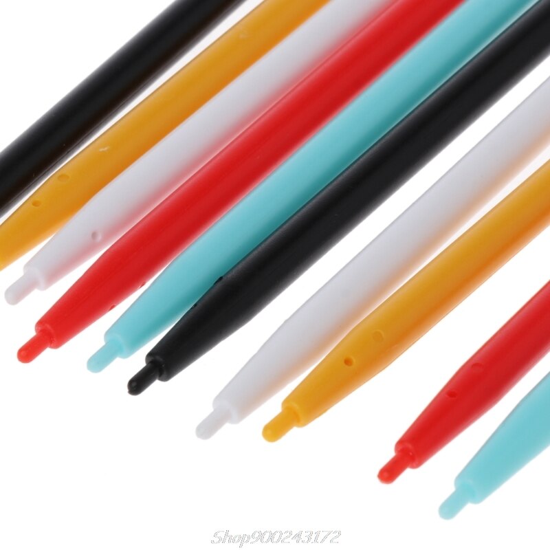 Lápiz táctil de Color , 10 Uds., para Nintendo Wii U WIIU, consola de mando de videojuegos