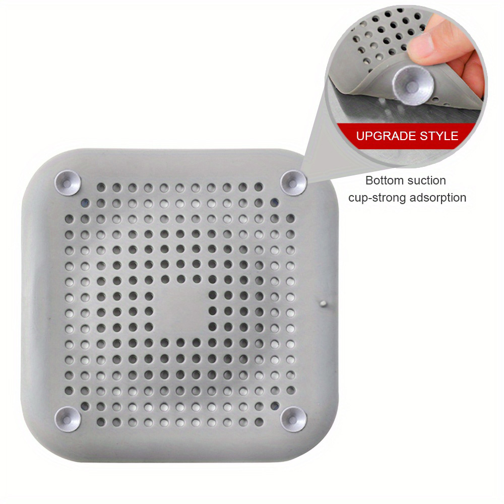 Haarfilter Gootsteen Anti-blokkeerzeef Badkuip Douche Afvoerputje Stopper Zeef Riool Afvoerfilter Badkameraccessoires: WHITE