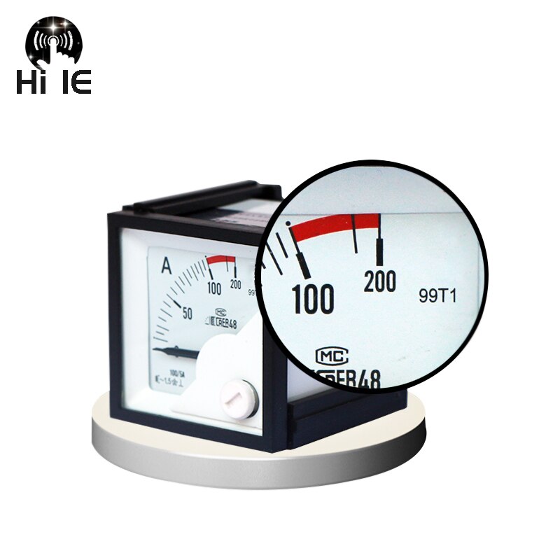 1PCS 99T1 AC Pointer Ammeter Voltmeter 3 Phase Transformer Analog Ammeter Panel Head