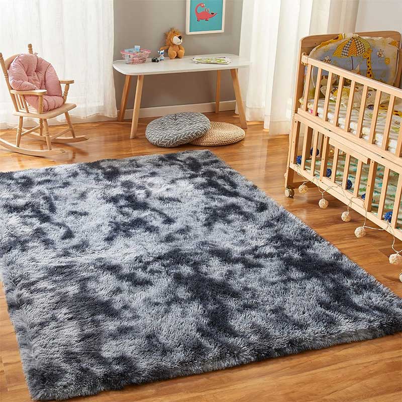 Tapete super macio de pelúcia para crianças, Tapete de cabeceira, Fuzzy Foot, Tapetes de oração, Sala de estar, Decoração do quarto