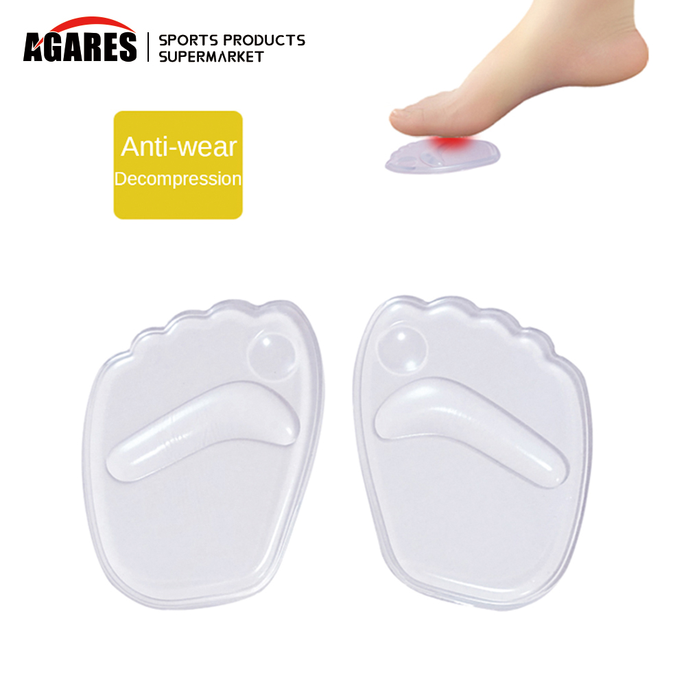 Soletta in gel di silicone avampiede solette per scarpe tacco contralto soletta ortopedica morbida protezione antiscivolo per i piedi cuscini per i piedi sollievo dal dolore