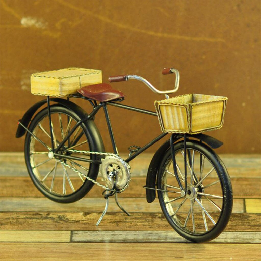 Fiets Model Home Decor Bike Iron Kids Mini Collectie Simulatie Klassieke Fiets Speelgoed Decor