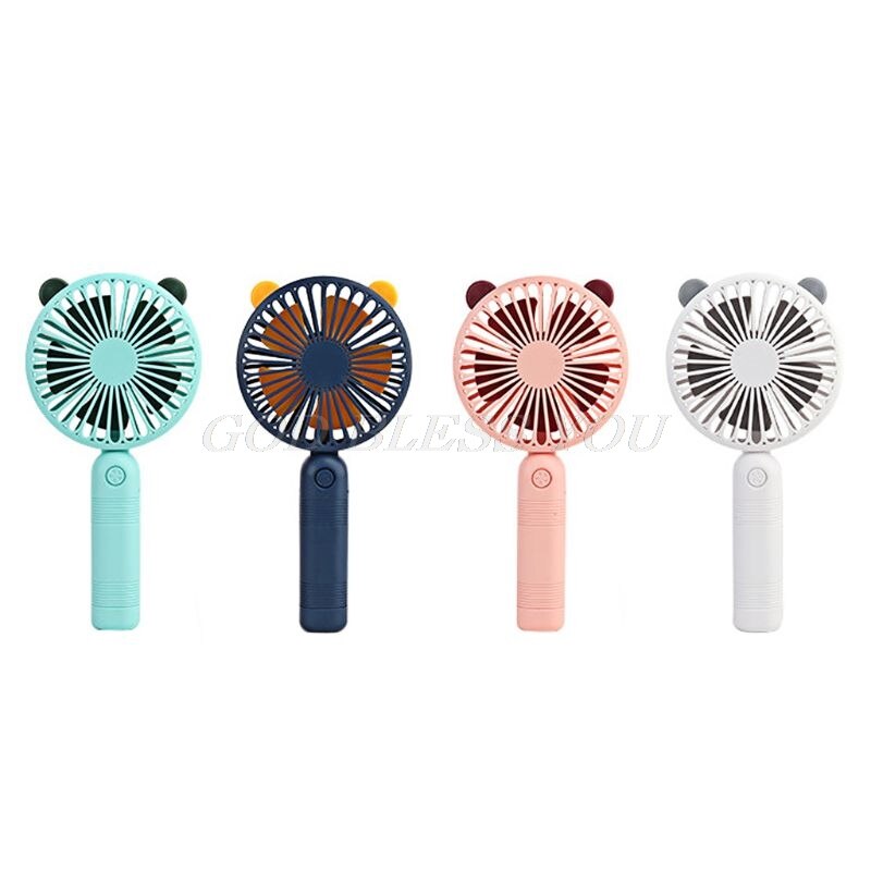 Cute Cartoon Mini Handheld Fan Portable USB Charging Fan Air Cooler for Student