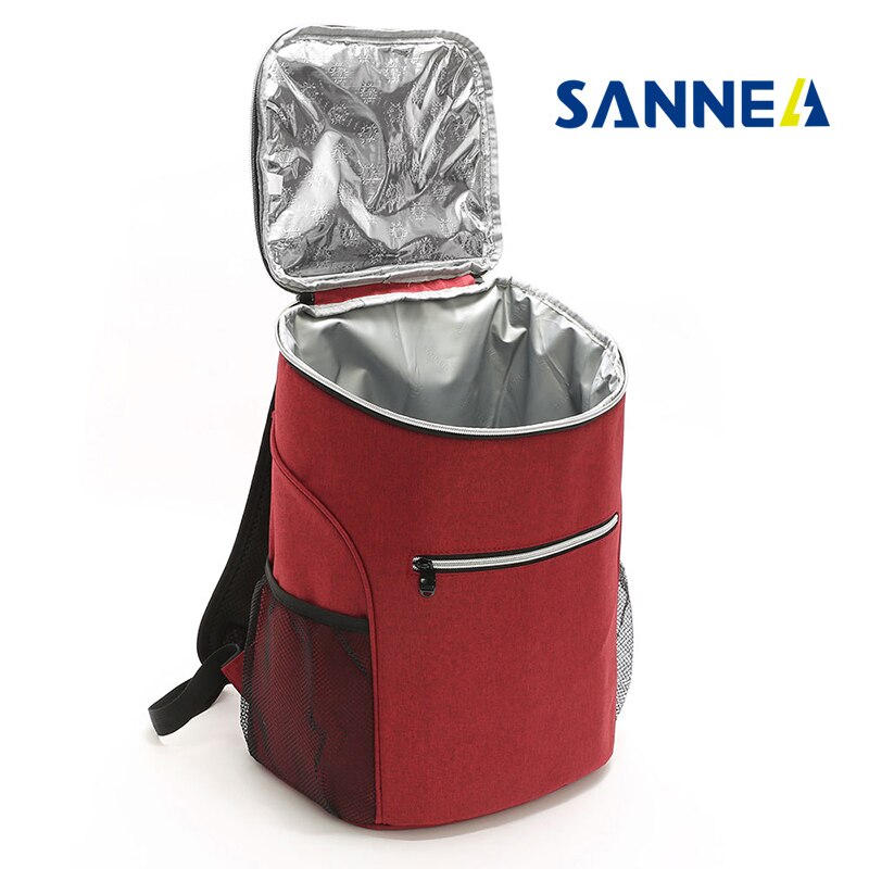 SANNE – Glacière pour transport d’aliments, poche isotherme de 20 l, qui se déploie, garde les aliments au frais, forme sac à dos, isolante