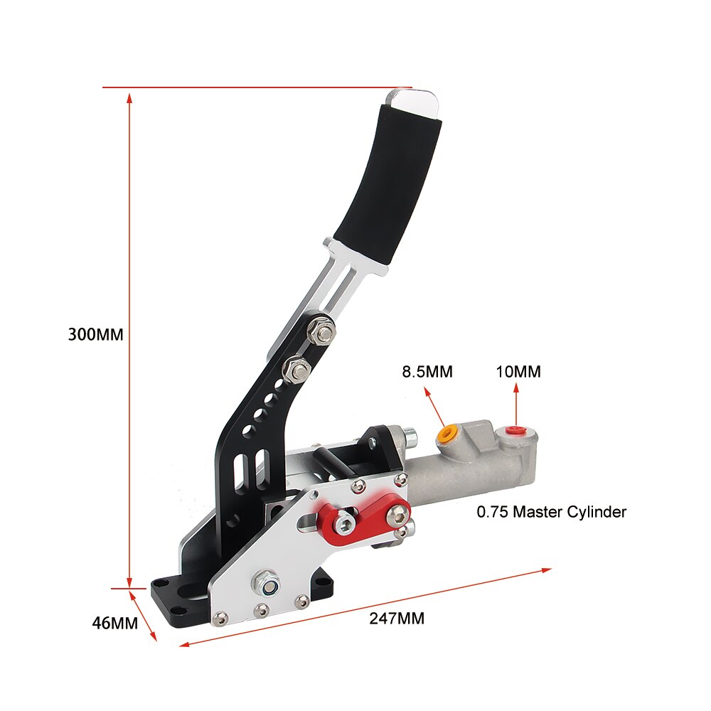 NEUE Universal- Hydraulische Handbremse Hebel Drift handbremse E-Bremse Rennen Lange Vertikale Für Toyota Honda