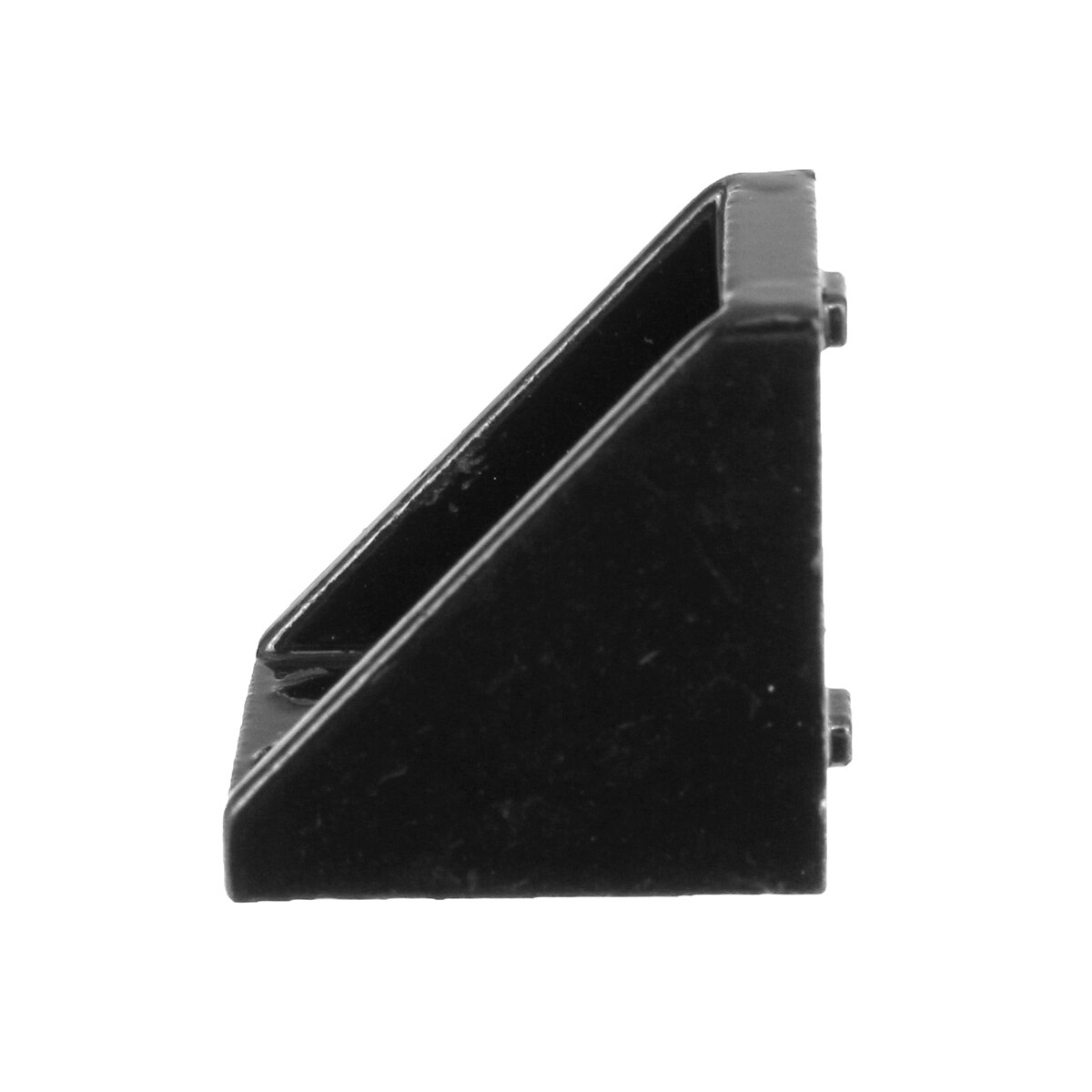 AJ20 20x20mm 10Pcs Black Aluminium Angle Corner Joint L Shape Right Angle Joint Bracket