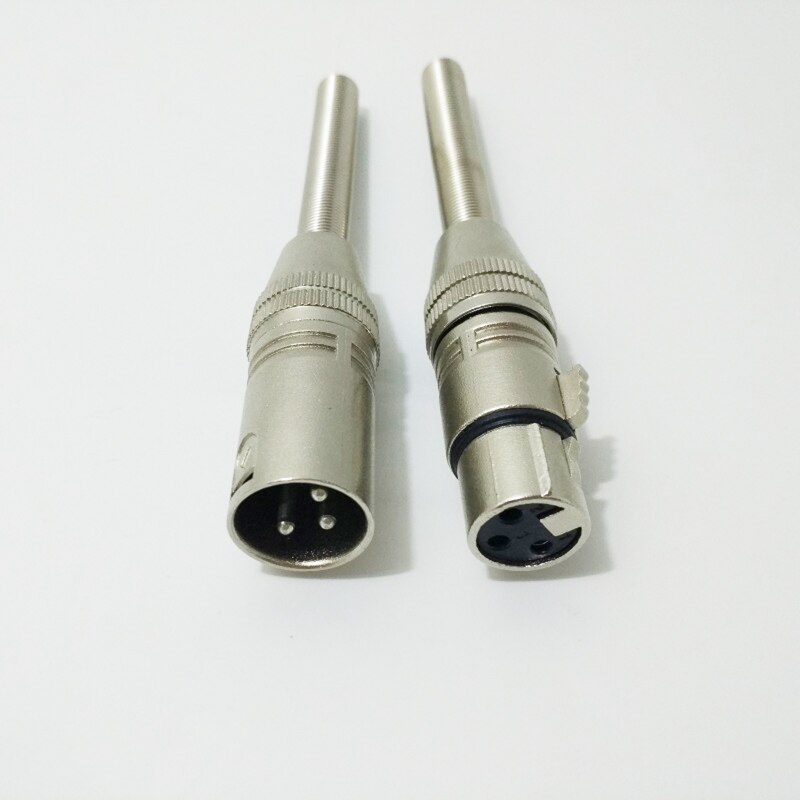 Right Angle 90 Degree Alloy Metal 3 Pin XLR Male Female plug Microphone Solder Audio Converter Plug for Microphone Plug: M F B