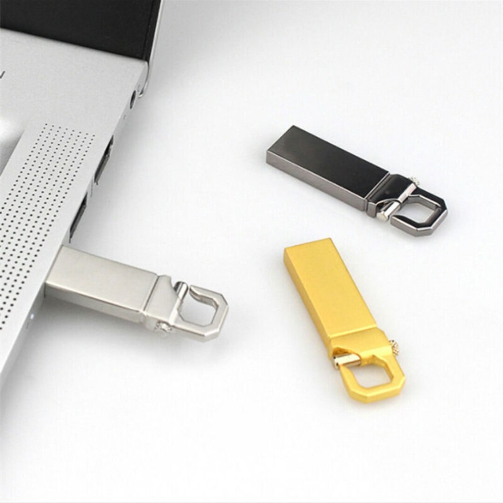 Draagbare Usb Flash Drive Waterdicht Metalen Usb 2.0 Flash Drive Memory Stick Pen U Disk Usb Stick Opslag Apparaat 10 (Mb/S)