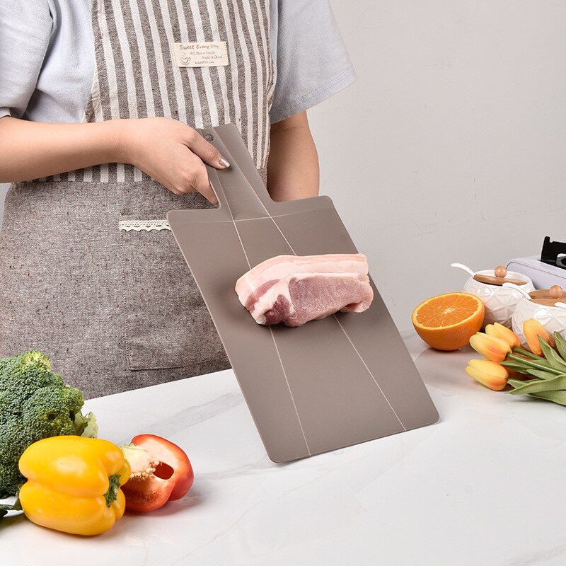 Folding Chopping Blocks Cutting Board Food Grader Plastic Chopping Board Plastic Vegetable Meat Cutting Board Kitchen Accessorie