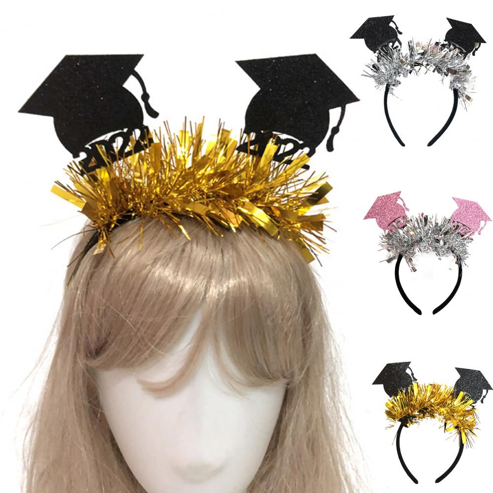 1 Pc 2022 Graduation Hat Head Wear Easy to Use Unbreakable Plastic Assorted Mini Grad 2022 Headdress Party Accessories