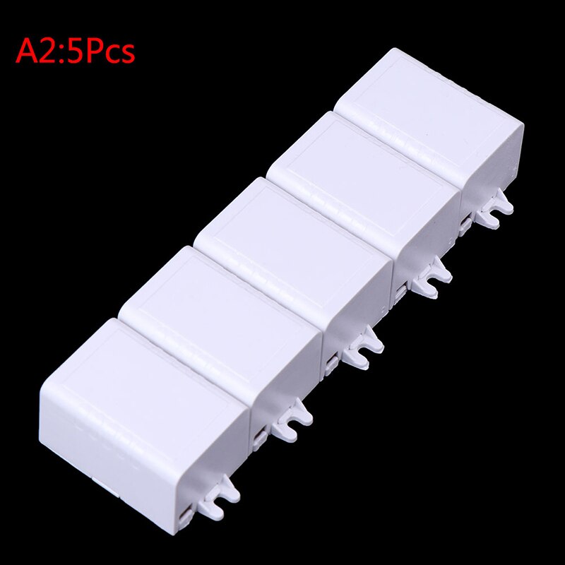 Waterproof Plastic Electronic Enclosure Project Box Connector White 37*26x22mm
