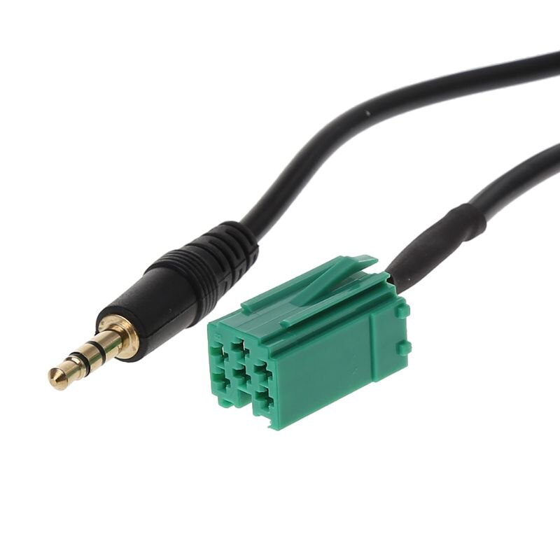 Car Radio MP3 Auxiliary Adapter Aux Input Jack Lead Cable Adapter With Radio Keys For Renault 2005 Clio Megane Laguna Modus