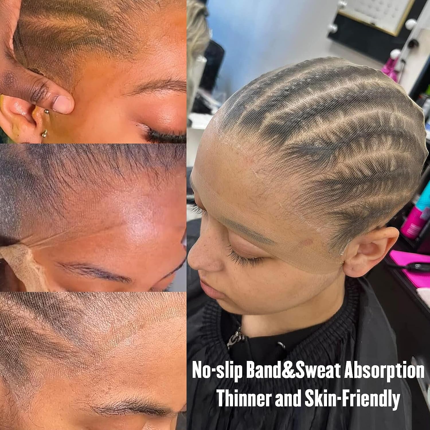 Goedkope 1/5/10 Pack Onzichtbare Hd Pruik Cap Voor Lace Front Pruik Transparant Pruik Cap Voor Pruik Kous Pruik Caps Voor Vrouwen