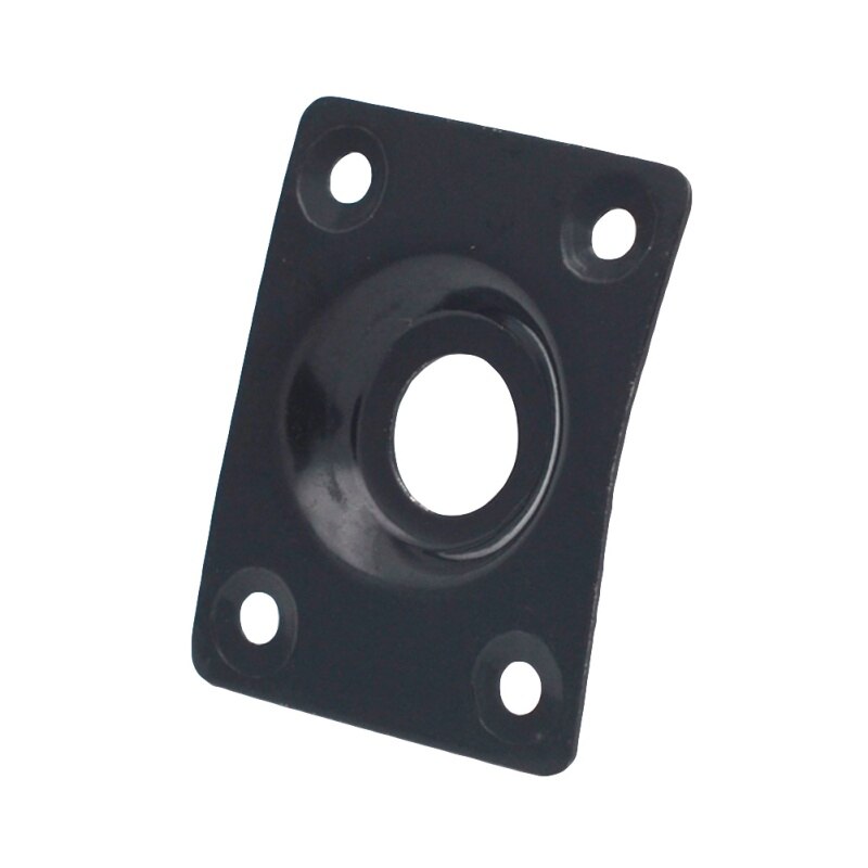 Black Boat Input Output Jack Plate Socket With Screws Guitar Parts Knobs Jacks Switches: AB