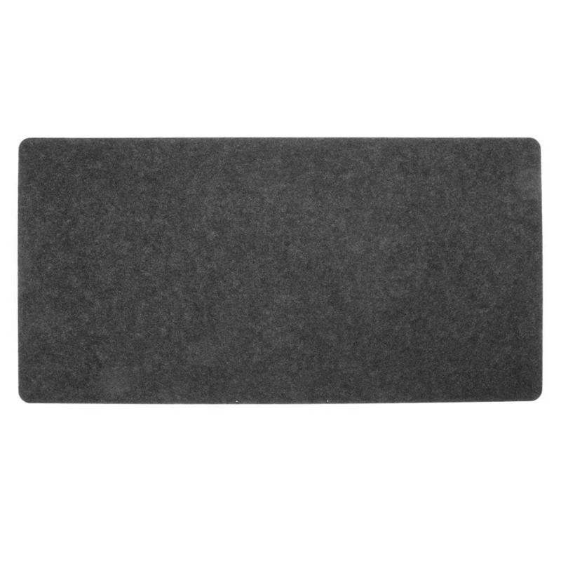 Einfache Fühlte Tuch Maus Pad Tastatur Kissen Pad Sekretariat Heimat Schreibtisch Mäbenutzen matt Liefert 630x325x2mm große Größe Schwarz/dunkelgrau: Grau