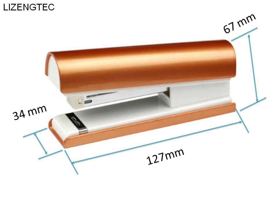 LIZENGTEC Golden Binding Stapler Machine For School Office Factory Supplies as