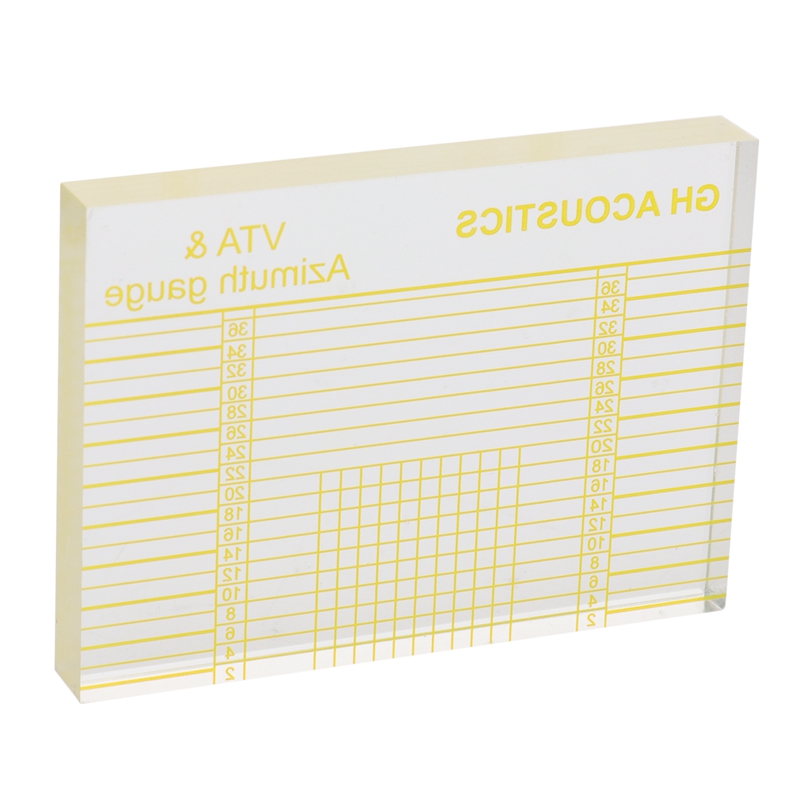 Protractor VTA Set, Turntable Phonograph LP Phonograph Cartridge Stylus Alignment Adjustment Tool,Contrast Protractor