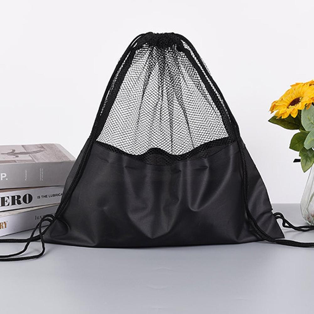 Sac en filet pour basket-ball, 1 pièce, Portable, Oxford, pour l&#39;extérieur, sacs de rangement multifonctionnels