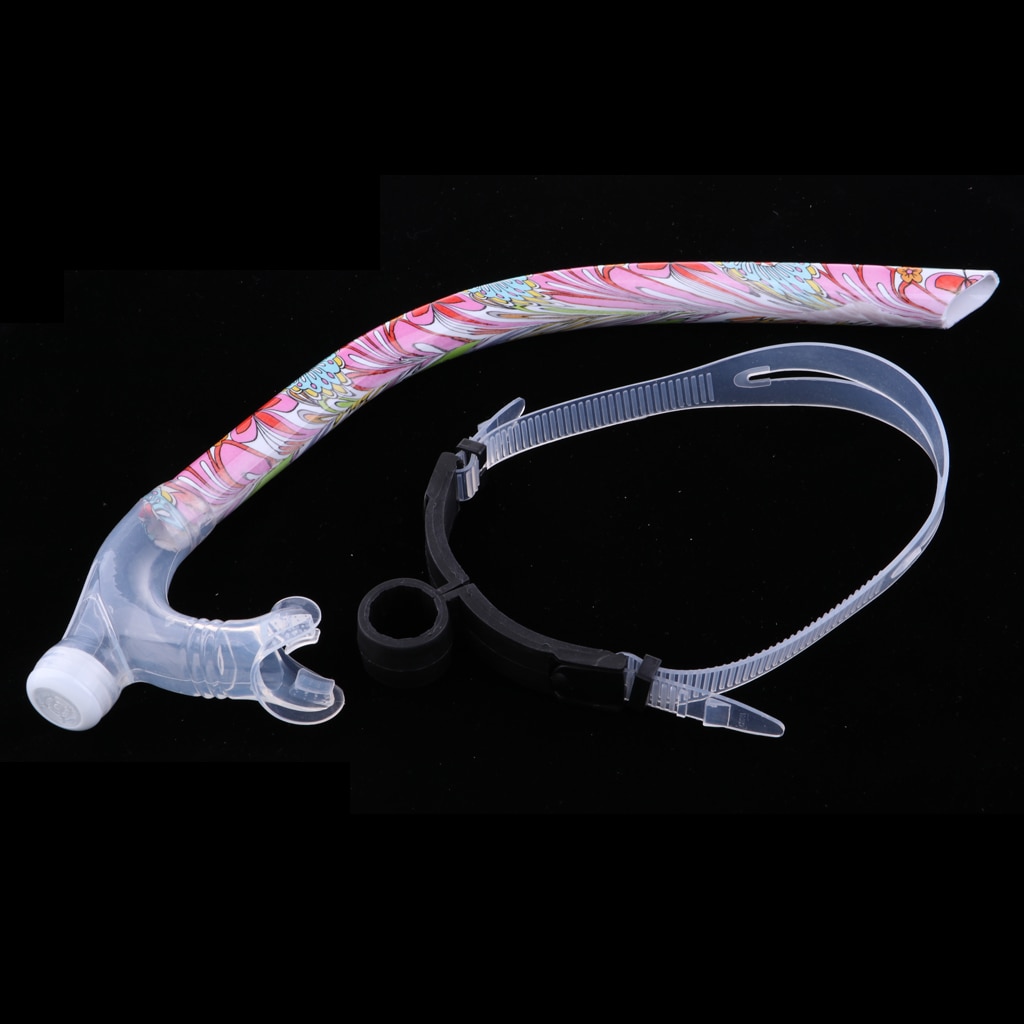 Nuotata Snorkel-di Nuotata Snorkel Formazione-Comodo Boccaglio In Silicone &amp; One-way Valvola di Spurgo-Centro del Supporto di Progettazione