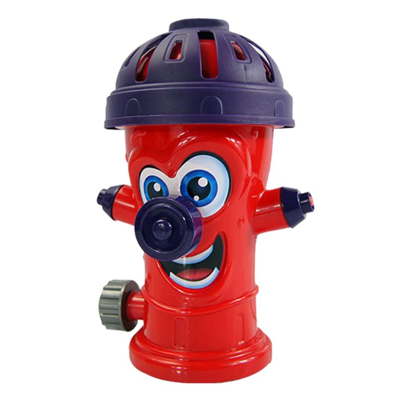 Outdoor Wasser Spray Sprinkler für Kinder Hinterhof Spinning Hydranten Sprinkler Spielzeug für Kleinkinder Legt zu Standard Garten Hos: Rot