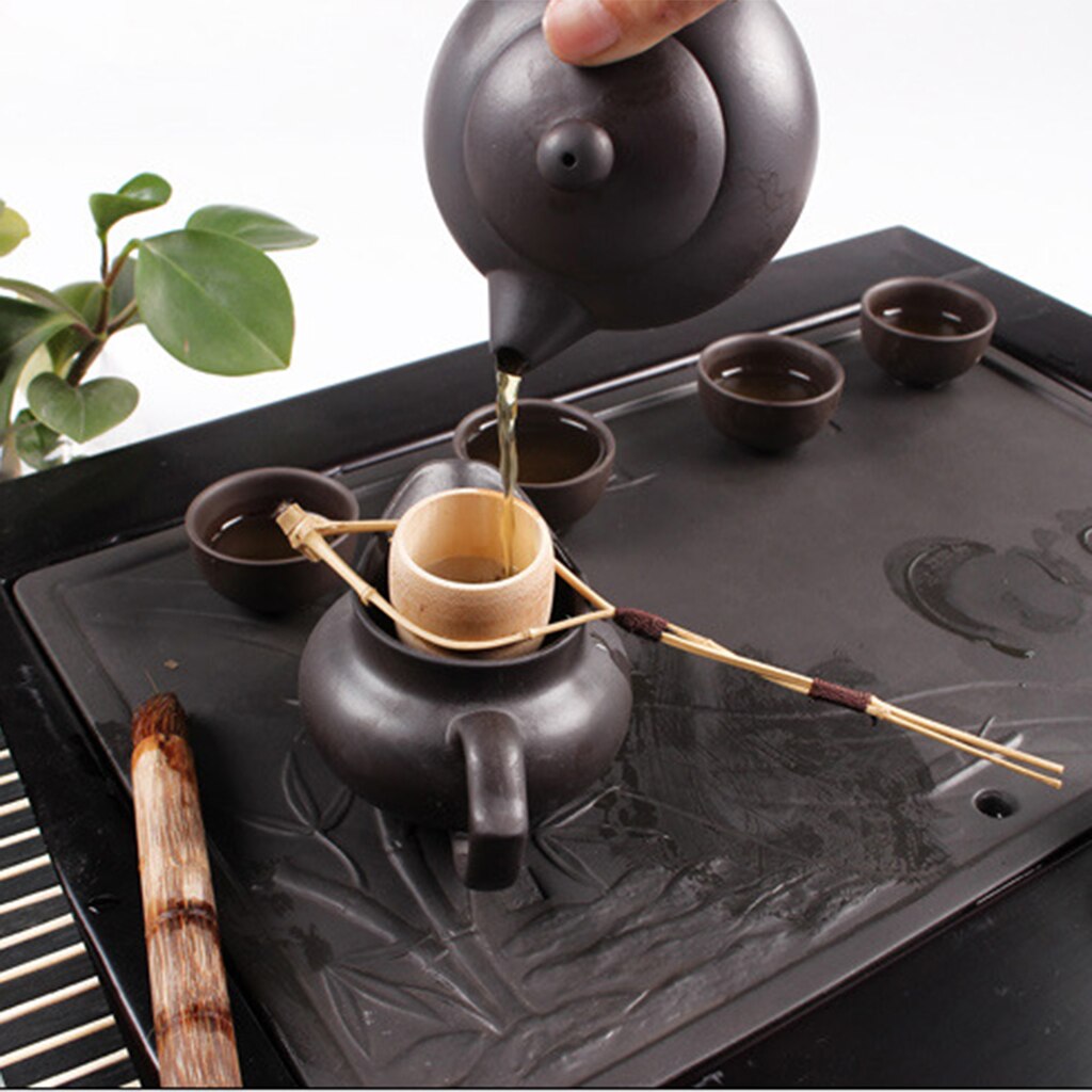 Bamboo Tea Filter Strainer Chinese Tea Ceremony Kung Fu Tea Tools Crafts, 3 STYLES