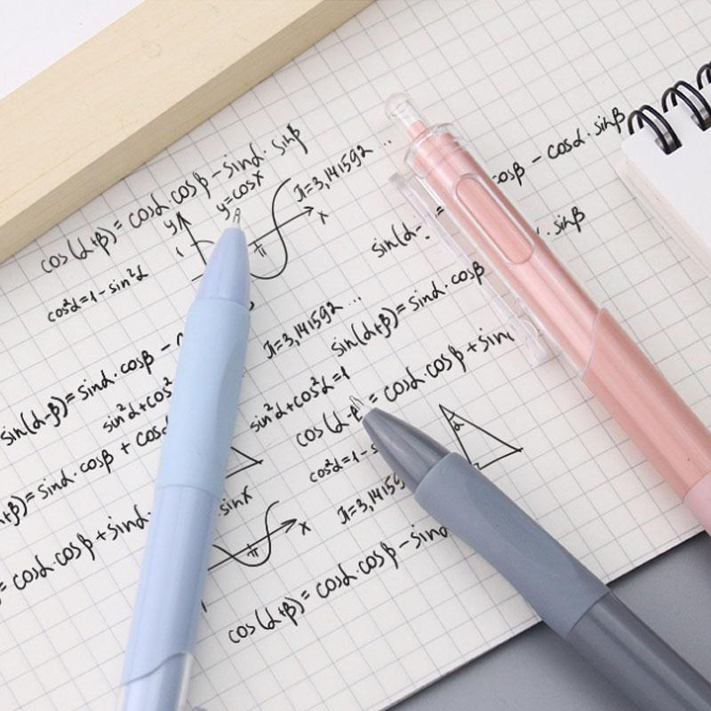 5 pcs gel pen ins smooth press quick-drying 0.5mm black pen ballpoint pens school supplies stationery