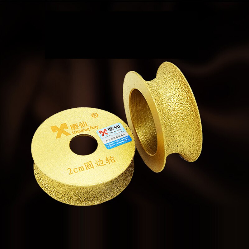 Brazing diamond angle grinder stone grinding wheel semi-circular edging round glass pottery porcelain marble grinding
