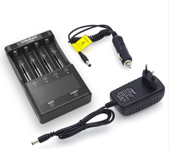 LiitoKala Lii-500S Lii-402 Battery Charger - LCD Display, USB Output, Quick Charge for 18650 3.7V NiMH Lithium Batteries: Lii-500S full set / US plug