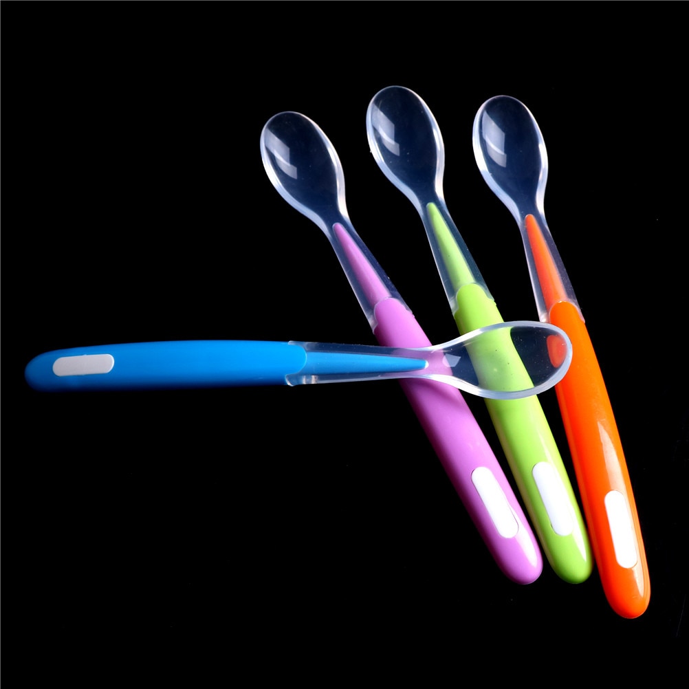 Baby Silicone Spoon Newborn water feeding training spoon Baby feeding soft spoon Soup ladle Feeding dishes Tableware for childs