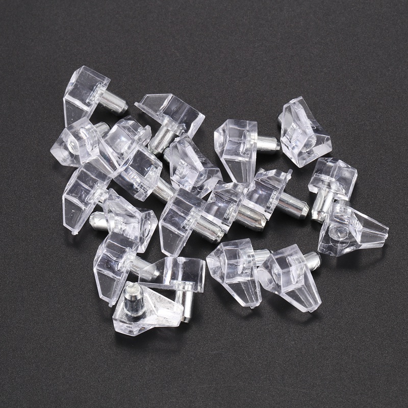 5 Mm Pin Plank Ondersteuning Plank Studs Sterke Ondersteuning 20 Pcs, Transparant