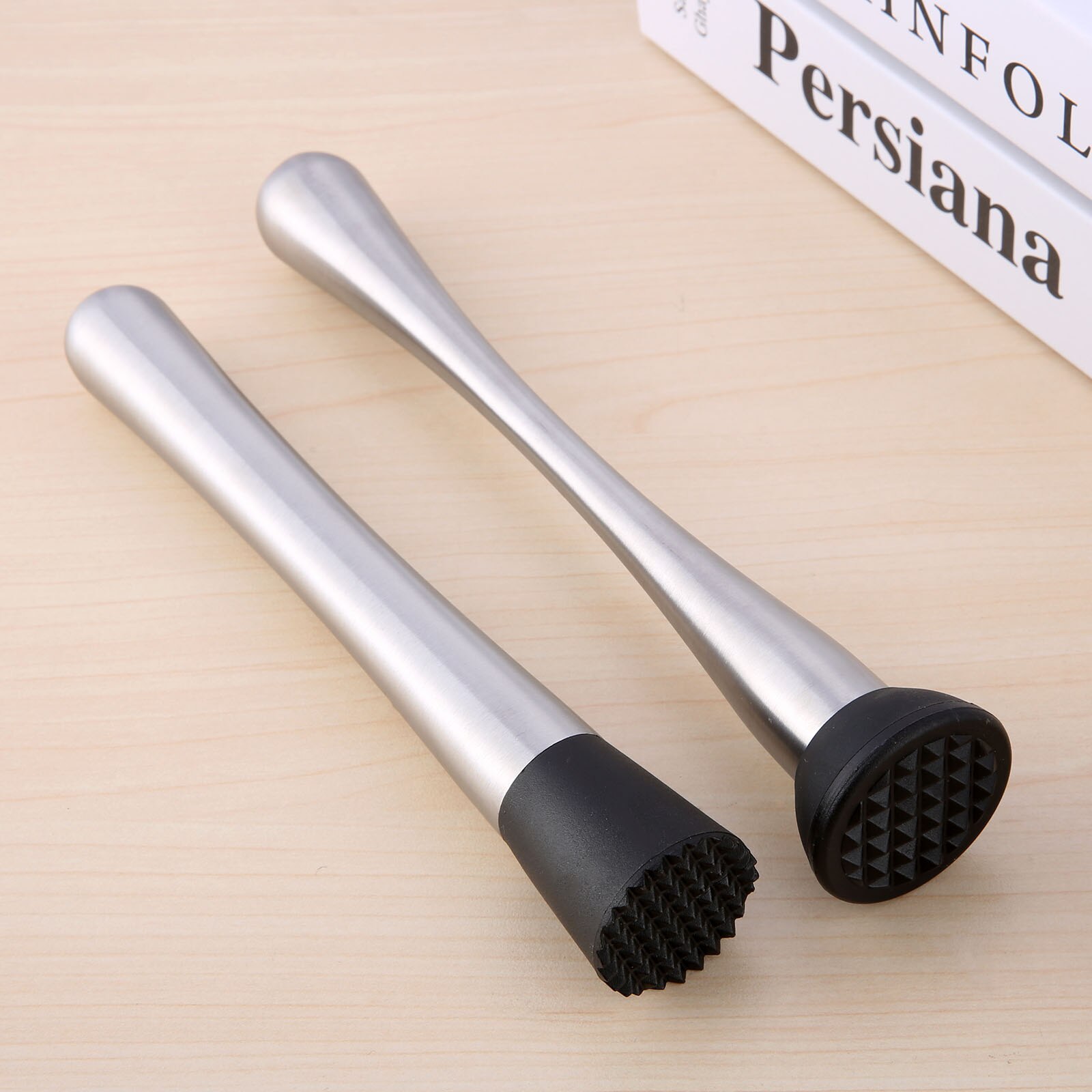 Stainless Steel Bar Cocktail Mojito Mint Muddler DIY Drink Fruit Ice Cocktail Mixer Muddler Bartenders Barware Bar Tools