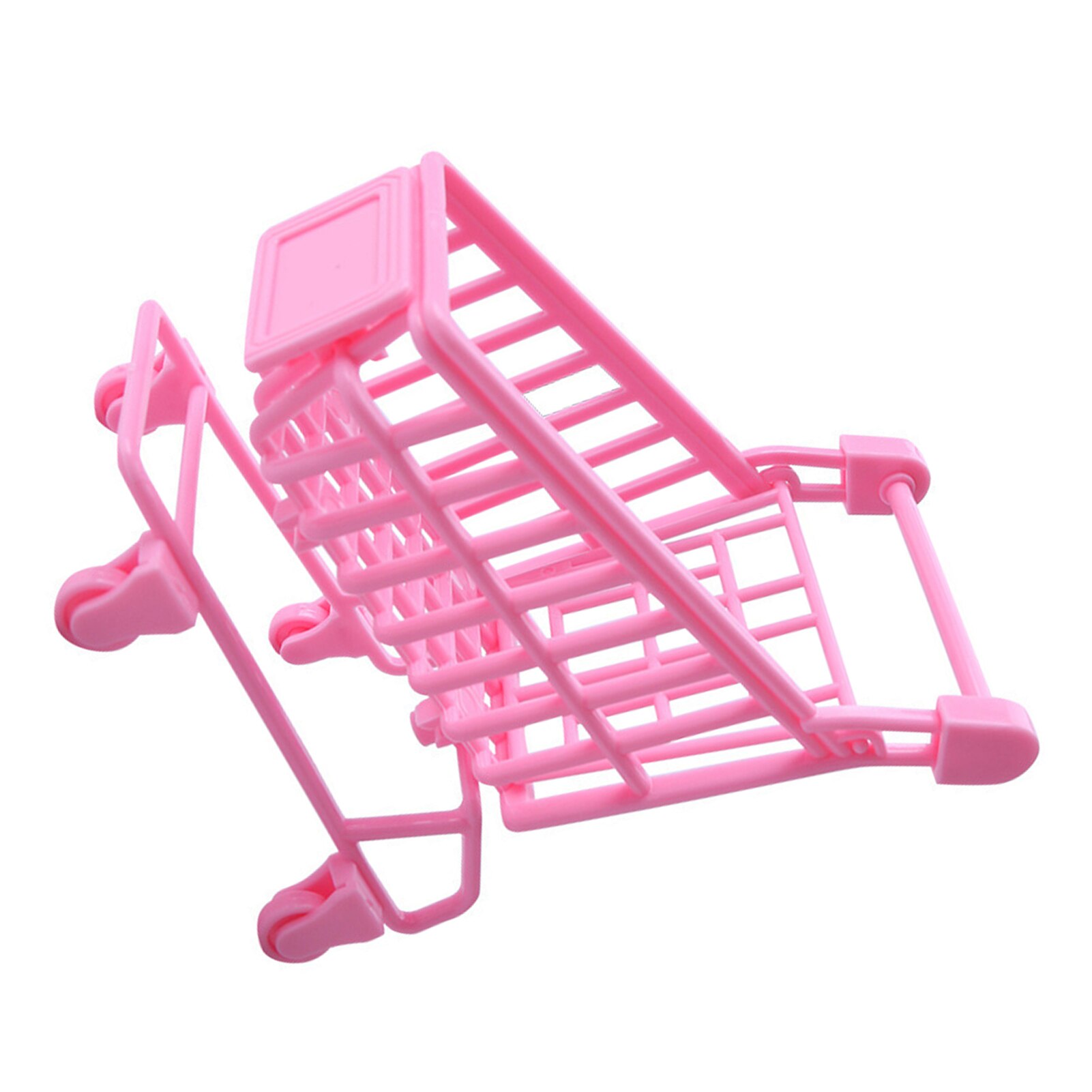 1/12 Dollhouse mini Carino Supermercato Puntelli Carrello della Spesa Paesaggio in Miniatura