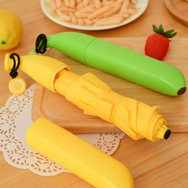 Banaan Paraguas Regen En Parasol Leuke Paraplu Voor Moschino Vrouwen Als Novelty Kids Bescherming Winddicht Opvouwbare Paraplu