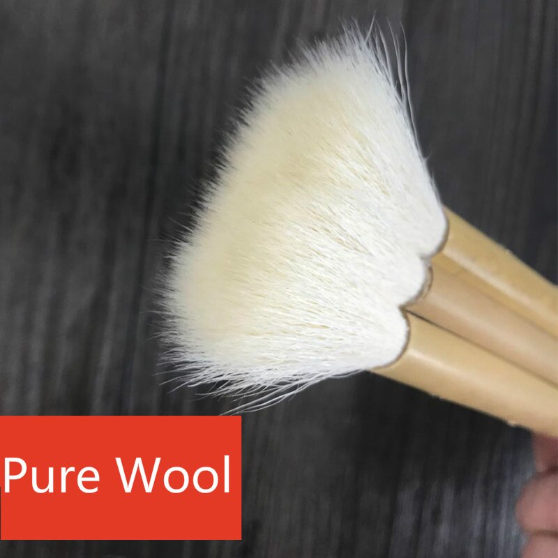 Wool Paint Brush Wooden Handle Goat Hair Joint Brush Watercolor Acrylic Oil Paint Brushes for Painting Art Supplies