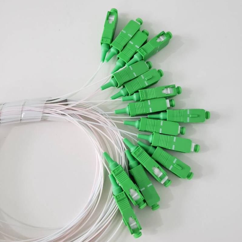 PLC Splitter Optical-Ftth Fiber 1x16 Mini Single-Mode 1x8 Sc Apc 10pieces