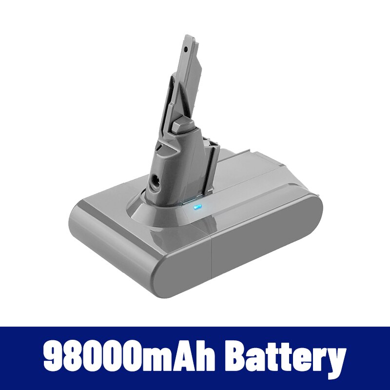 Original Dyson V7 Battery 21.6V 98000mAh Li-lon Rechargeable Battery for Dyson V7 Battery Animal Pro Vacuum Cleaner Replacement: Blue