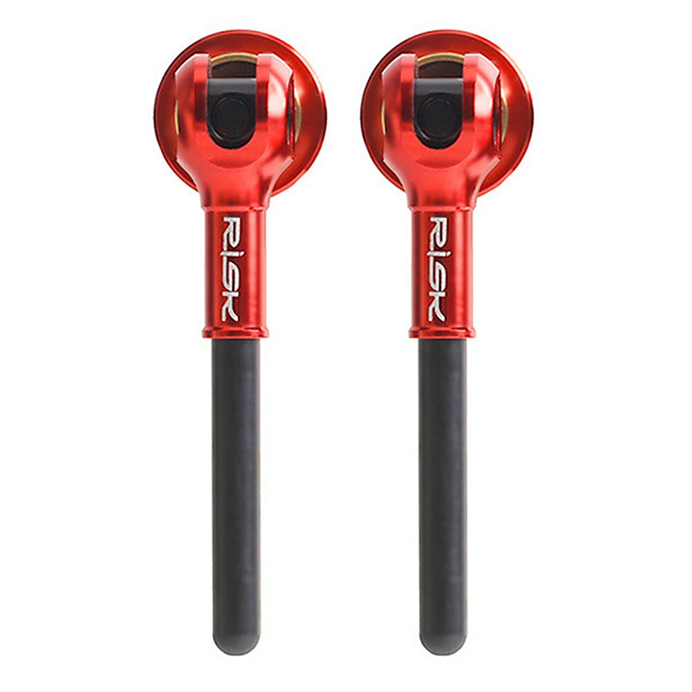 2pcs Ti Alloy Skewer Mountain Bike Quick Release Skewer Lever Mtb Bicycle Cycling Hub Road Bike Quick Release Tool: red